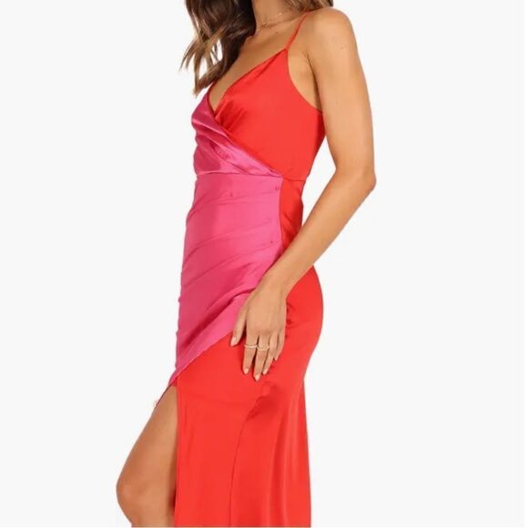 NWOT Petal + Pup Lipa Colorblock Slipdress-J8 - Picture 3 of 8